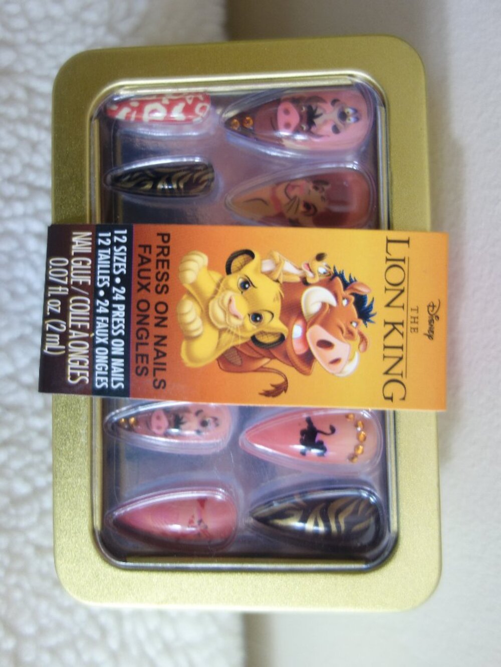 New DISNEY / THE LION KING Press on Nails